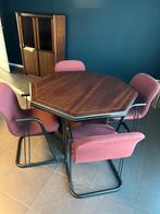 Tafel hexagon vorm, Ophalen, Zo goed als nieuw, 4 tot 6 stoelen