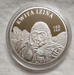 Rwanda Kwita Izina Berg Gorilla Zilver  Proof 1 oz, Verzenden, Overige landen, Losse munt, Zilver