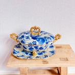 Antieke dekschaal terrine – Henri Bequet, Ophalen of Verzenden