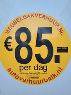 Bakwagen busje met laadklep te huur verhuizers bus lift € 85