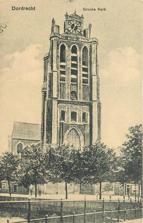 (701-045-037) Dordrecht Groote Kerk, Verzamelen, Ansichtkaarten | Nederland, Zuid-Holland, Verzenden