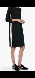 TRVL DRSS jurk ink-blue met off-white strepen mt M, Zo goed als nieuw, Maat 36 (S), Onder de knie, Verzenden