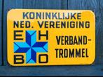 Emaille bord EHBO Verbandtrommel, Antiek en Kunst, Ophalen of Verzenden