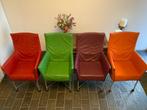 Montis Chaplin stoelen, Huis en Inrichting, Stoelen, Ophalen, Gebruikt, Overige kleuren, Leer