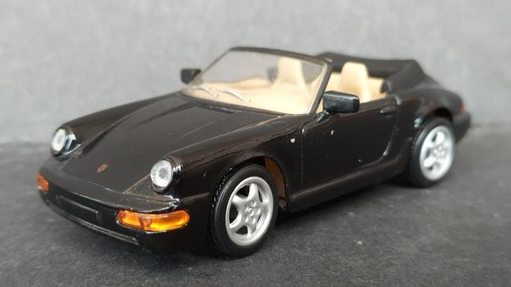 Porsche 911 Carrera 4 Cabrio 1:43 Del Prado Pol, Hobby en Vrije tijd, Modelauto's | 1:43, Zo goed als nieuw, Auto, Verzenden