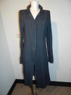 Rundholz grijs lang vest blinde sluiting kraagje sier werk L, Verzenden, Maat 42/44 (L), Rundholz, Zo goed als nieuw