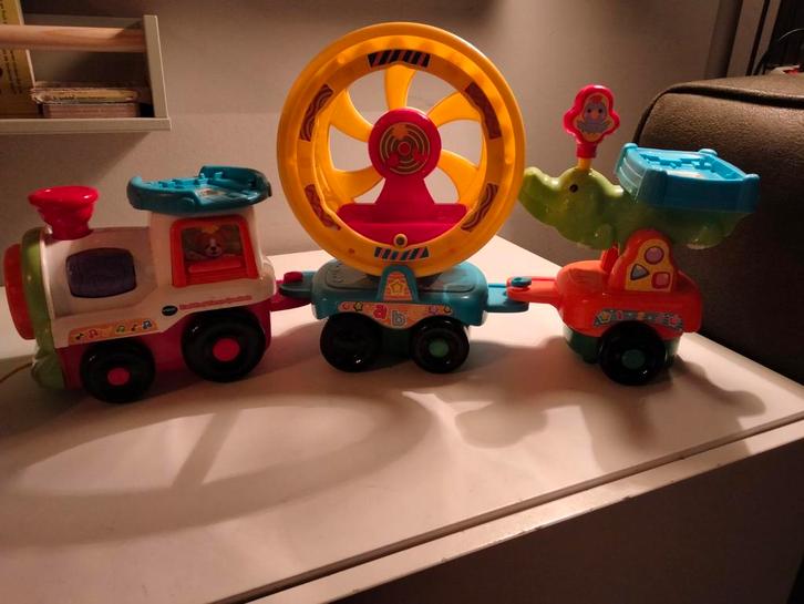 VTech trein voor ZoefZoef dieren, Kinderen en Baby's, Speelgoed | Vtech, Gebruikt, 6 maanden tot 2 jaar, Ophalen of Verzenden