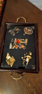 Antiek Japans dienblad met handvatten, Antiek en Kunst, Ophalen of Verzenden