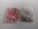 1923 serie 82-83 Wilhelmina gestempeld, Postzegels en Munten, Postzegels | Nederland, Verzenden, T/m 1940, Gestempeld