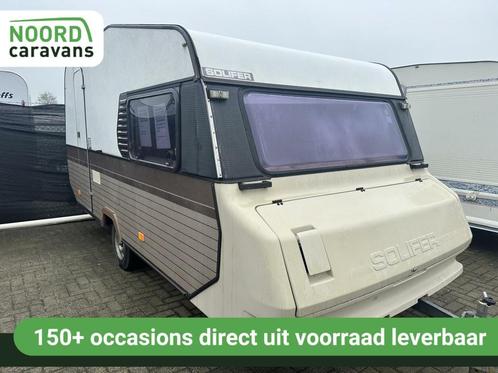 SOLIFER ARTIC 450  STAPELBED + RONDZIT +DINETTE +LICHT VOCH, Caravans en Kamperen, Caravans, Bedrijf, tot en met 4, 500 - 750 kg