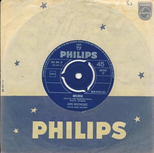 1624 John Woodhouse - Melodia (1967), Cd's en Dvd's, Vinyl Singles, Gebruikt, Single, Pop, 7 inch, Ophalen of Verzenden