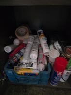 Partij diverse kit, verf en toebehoren, Gebruikt, Overige kleuren, Ophalen of Verzenden, Verf