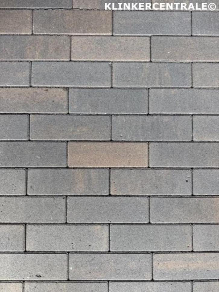 B-KEUS 80m2 bruin antraciet betonklinkers dikformaat stenen, Tuin en Terras, Tegels en Klinkers, Nieuw, Klinkers, Beton, 10 m² of meer