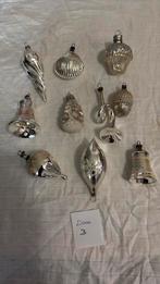 Prachtige Set Oude Zilveren Kerstballen Doos 3, Ophalen of Verzenden, Gebruikt