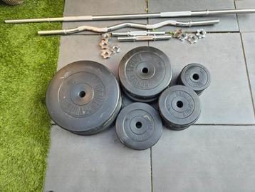 Halterset 100 kg Kunststof beschikbaar voor biedingen