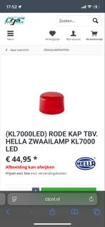 Hella KL7000LED Zwaailamp Kap - Rood, Ophalen, Nieuw, Universele onderdelen