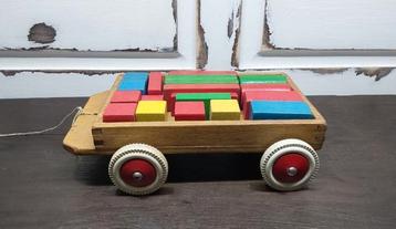 Vintage blokkenwagen  beschikbaar voor biedingen