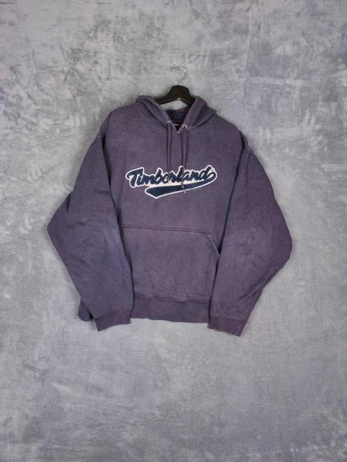 Vintage Timberland Hoodie Trui Logo Maat XL, Kleding | Heren, Truien en Vesten, Zo goed als nieuw, Maat 56/58 (XL), Blauw, Ophalen of Verzenden