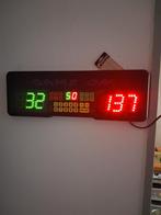 Dartbord Scorebord Digitaal plus dartring met ledverlichting, Ophalen, Zo goed als nieuw, Dartbord