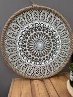 Gehaakte mandala in een ring van touw, Hobby en Vrije tijd, Breien en Haken, Ophalen of Verzenden, Nieuw, Haken, Overige typen