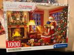Leg puzzel 1000 stukjes kerst tafereel, Hobby en Vrije tijd, Denksport en Puzzels, Ophalen, 500 t/m 1500 stukjes, Zo goed als nieuw