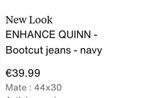 Donker blauw New Look Jeans 44x30, Blauw, New Look, Overige jeansmaten, Nieuw