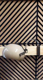 Vintage 70’s boog wandlamp lamp Dijkstra, Ophalen of Verzenden, Zo goed als nieuw, Kunststof