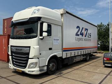 Bakwagen DAF XF430 met kenteken 70BSX4 beschikbaar voor biedingen