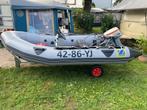 Zodiac rubberboot met 15PK, Watersport en Boten, Rubberboten, Ophalen, Gebruikt, Zodiac, Hout