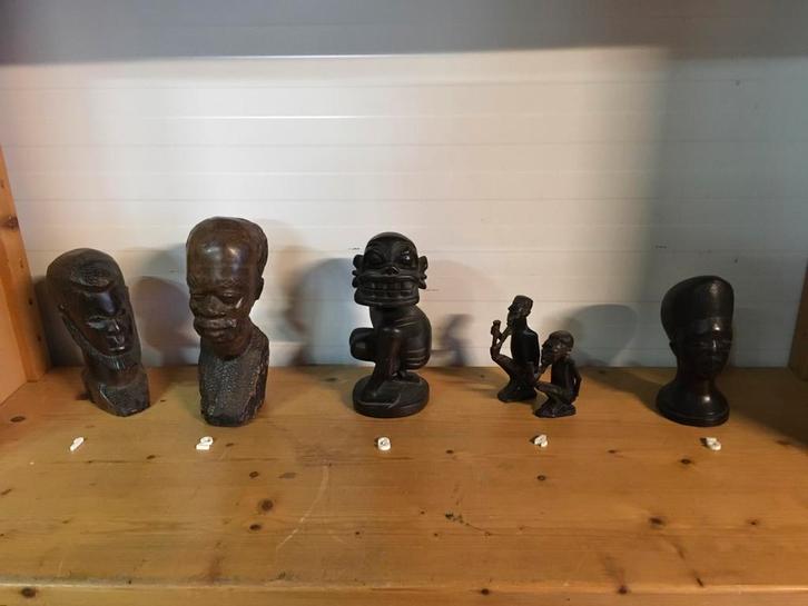 Afrika, beeld, houtsnijwerk, zwaar, verzamel, Hobby en Vrije tijd, Wargaming, Zo goed als nieuw, Lord of the Rings, Ophalen of Verzenden