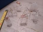glazen kersthangers kerstbal engel hertje kerstboom, Ophalen of Verzenden, Gebruikt