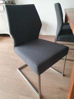 6 mooie comfortabele grijze eetkamerstoelen igs, Huis en Inrichting, Stoelen, Ophalen, Zo goed als nieuw, Grijs