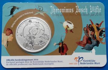 Jheronimus Bosch Vijfje 2016 - UNC in coincard   beschikbaar voor biedingen