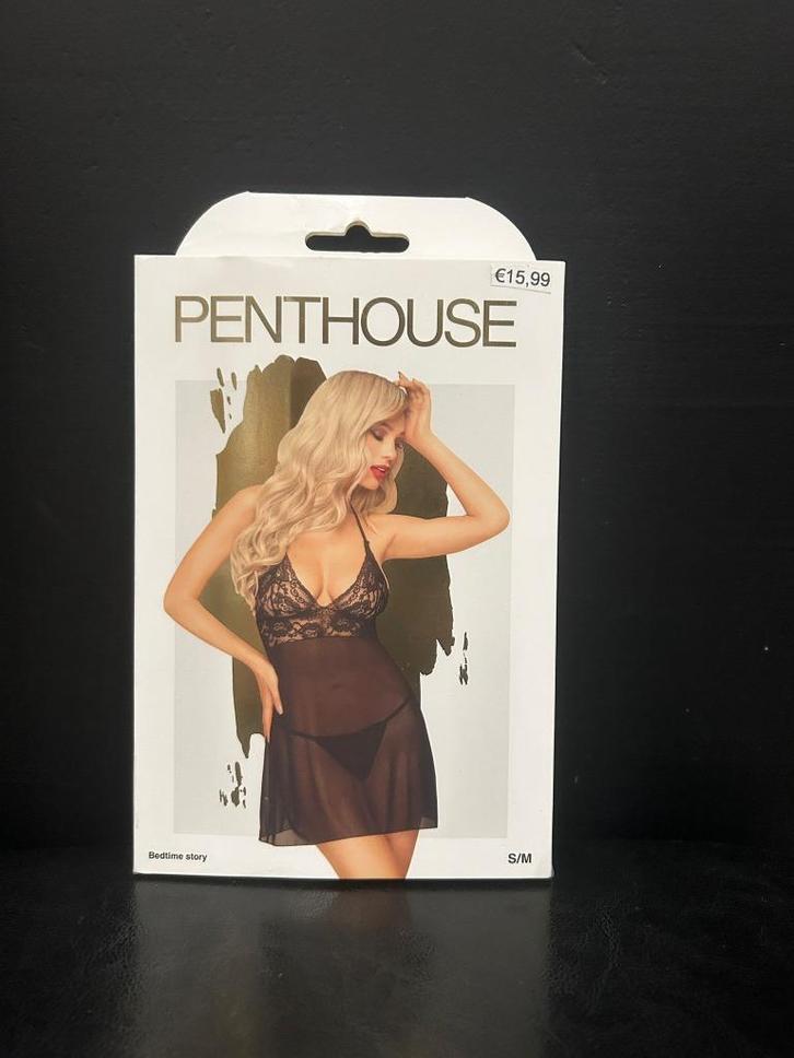penthouse doorschijnende zwarte dress, Kleding | Dames, Overige Dameskleding, Nieuw, Ophalen