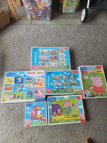 Peppa Pig Puzzel Collectie beschikbaar voor biedingen