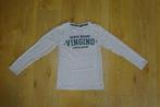 VINGINO grijze longsleeve mt 140, als nieuw, Ophalen of Verzenden, Zo goed als nieuw, Vingino, Shirt of Longsleeve
