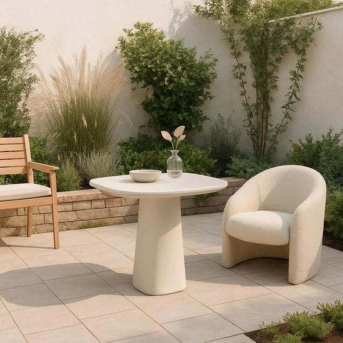 Tuintafel/eettafel van Woood creme NIEUW!, Tuin en Terras, Tuintafels, Nieuw, Rechthoekig, Ophalen