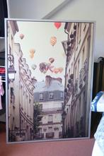 Poster Parijs luchtballonnen van Ikea, Huis en Inrichting, Oorspronkelijke maker, Ophalen of Verzenden, Zo goed als nieuw, 100 tot 125 cm