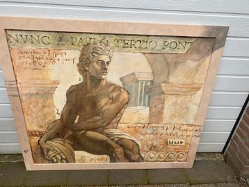 Pavlo Tertio Pont Michelangelo schilderij beschikbaar voor biedingen