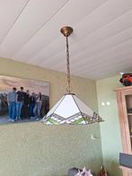 Vintage hanglamp onbeschadigd., Huis en Inrichting, Lampen | Hanglampen, Ophalen, Zo goed als nieuw, Glas, Minder dan 50 cm