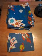 Blauw Astronauten Dekbedovertrek, Ophalen of Verzenden, Gebruikt, Eenpersoons, Blauw