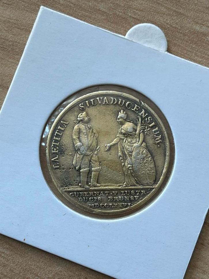 Vroedschapspenning 's-Hertogenbosch 1776, Postzegels en Munten, Munten | Nederland, Losse munt, Overige waardes, Vóór koninkrijk