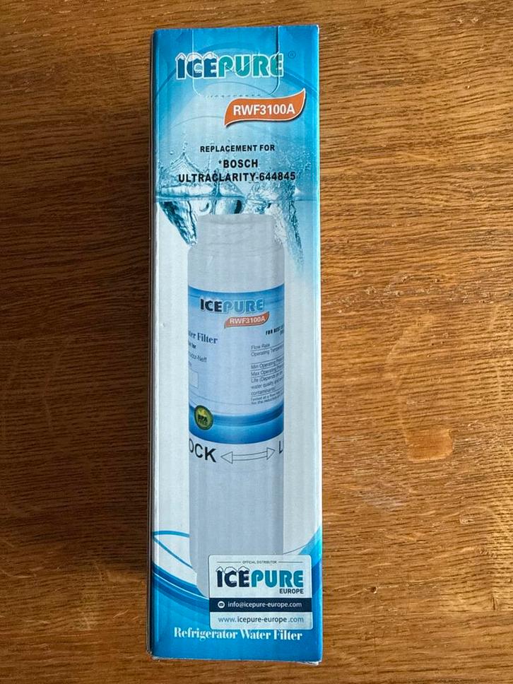 IcePure Waterfilter - 2 stuks - Nieuw voor oa Bosch, Siemens, Witgoed en Apparatuur, Onderdelen en Toebehoren, Nieuw, Ophalen of Verzenden