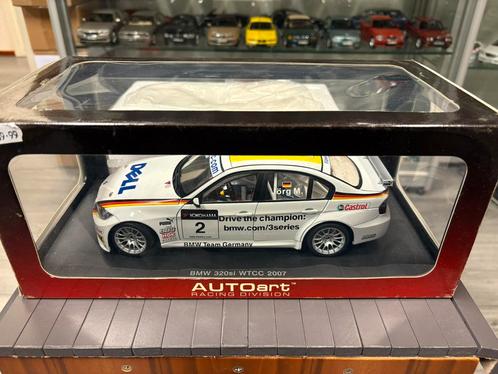 1:18 Autoart BMW 320si WTCC inc doos, Hobby en Vrije tijd, Modelauto's | 1:18, Gebruikt, Auto, Autoart, Ophalen of Verzenden