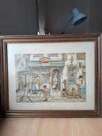 Anton Pieck Prent: De Oude Apotheek, Antiek en Kunst, Ophalen of Verzenden