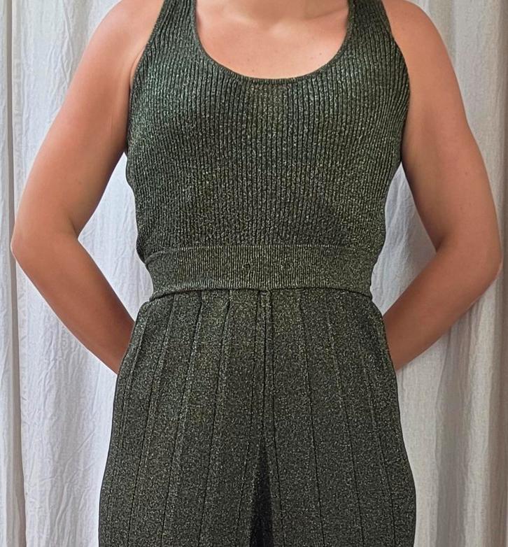 Scotch & Soda Jumpsuit, Kleding | Dames, Jumpsuits, Zo goed als nieuw, Maat 38/40 (M), Groen, Verzenden