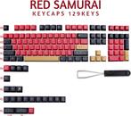 Red Samurai Cherry Profile Keycaps, Computers en Software, Toetsenborden, Nieuw, Ophalen of Verzenden, Qwerty