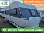 Hobby 540 KMFE DE LUXE DAK AIRCO + STAPELBED + FRANSBED, Caravans en Kamperen, Caravans, Hordeur, Hobby, 7 tot 8 meter, Bedrijf