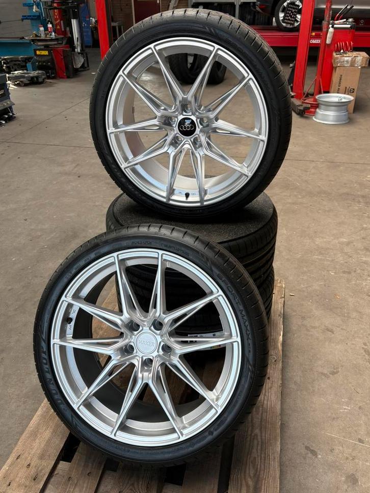 Haxer HX036 19” velgen met 255/35R19 Dunlop banden NIEUW !!, Auto-onderdelen, Banden en Velgen, Band(en), Zomerbanden, 19 inch