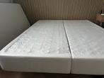 Ikea Boxspring 160x200, Ophalen, Gebruikt, Wit, Tweepersoons